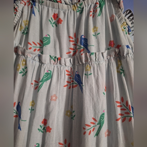 Mini Boden Tropical Tiered Sundress. Size 5/6t. EUC. - Picture 2 of 3